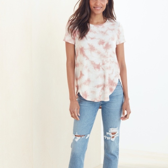 Z-Supply Tee, Tove Cloud Slub Rib Tunic Tee, size small - Picture 3 of 7